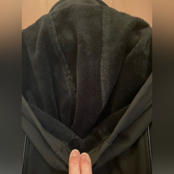 ⬇️ $39.00 ⬇️ Anne Klein Medium Black Warm Winter Peacoat. Warm detachable Hood. - Picture 10 of 12